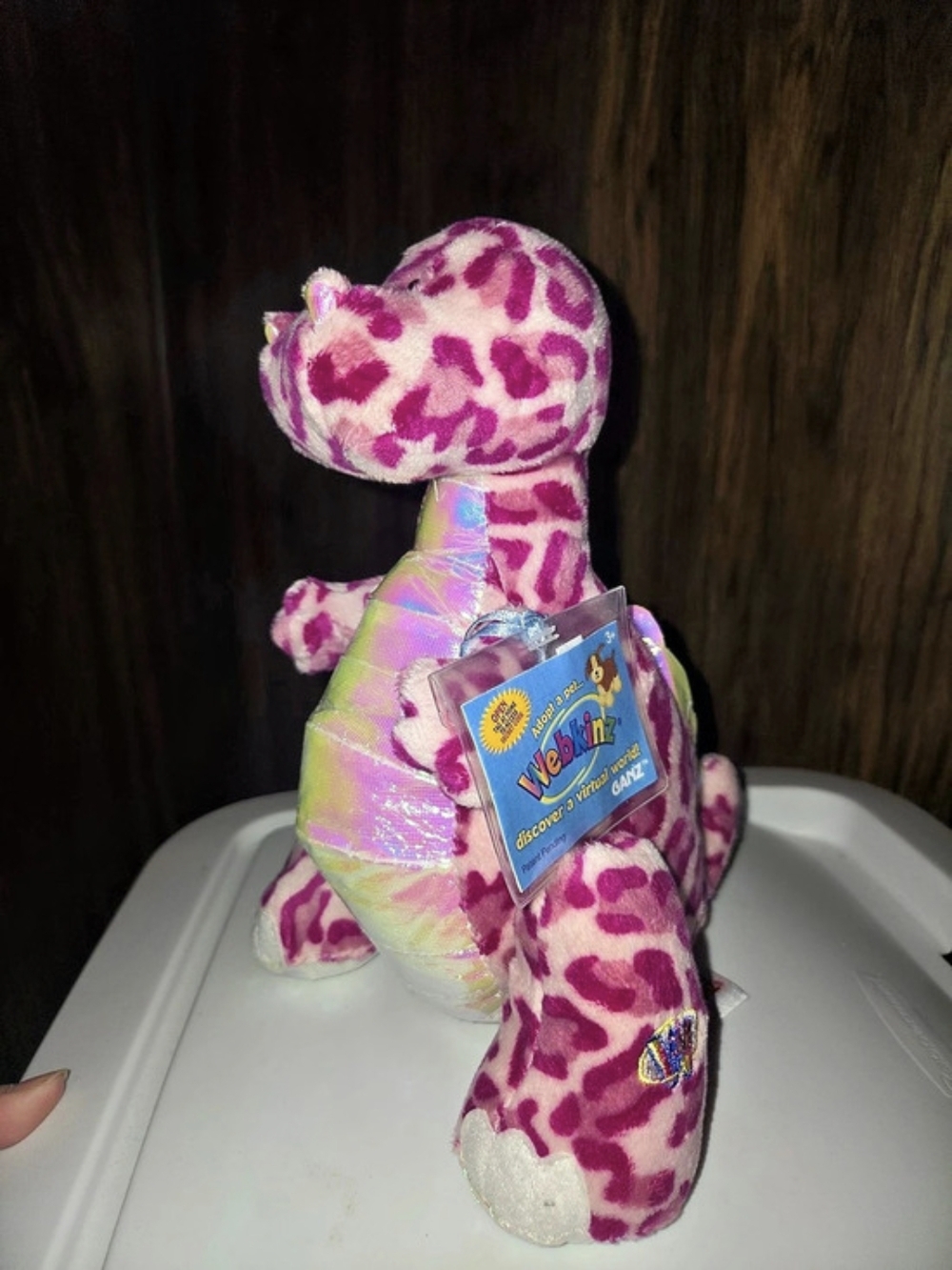 Webkinz Leopard Pink Plush NWT